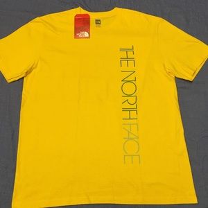 North Face Yellow T-Shirt with Logo